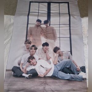 BTS fabric poster merch box 1